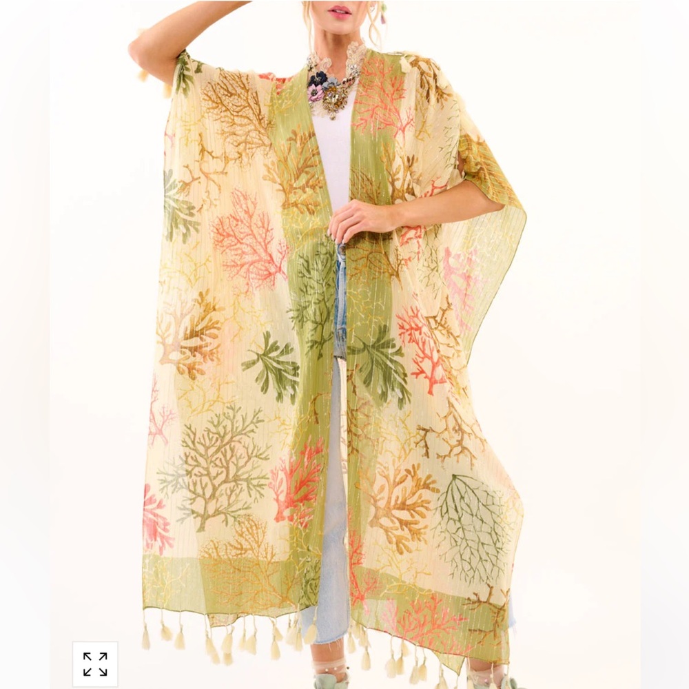 🆕 ARATTA CORAL FIELDS KIMONO - Picture 10 of 10